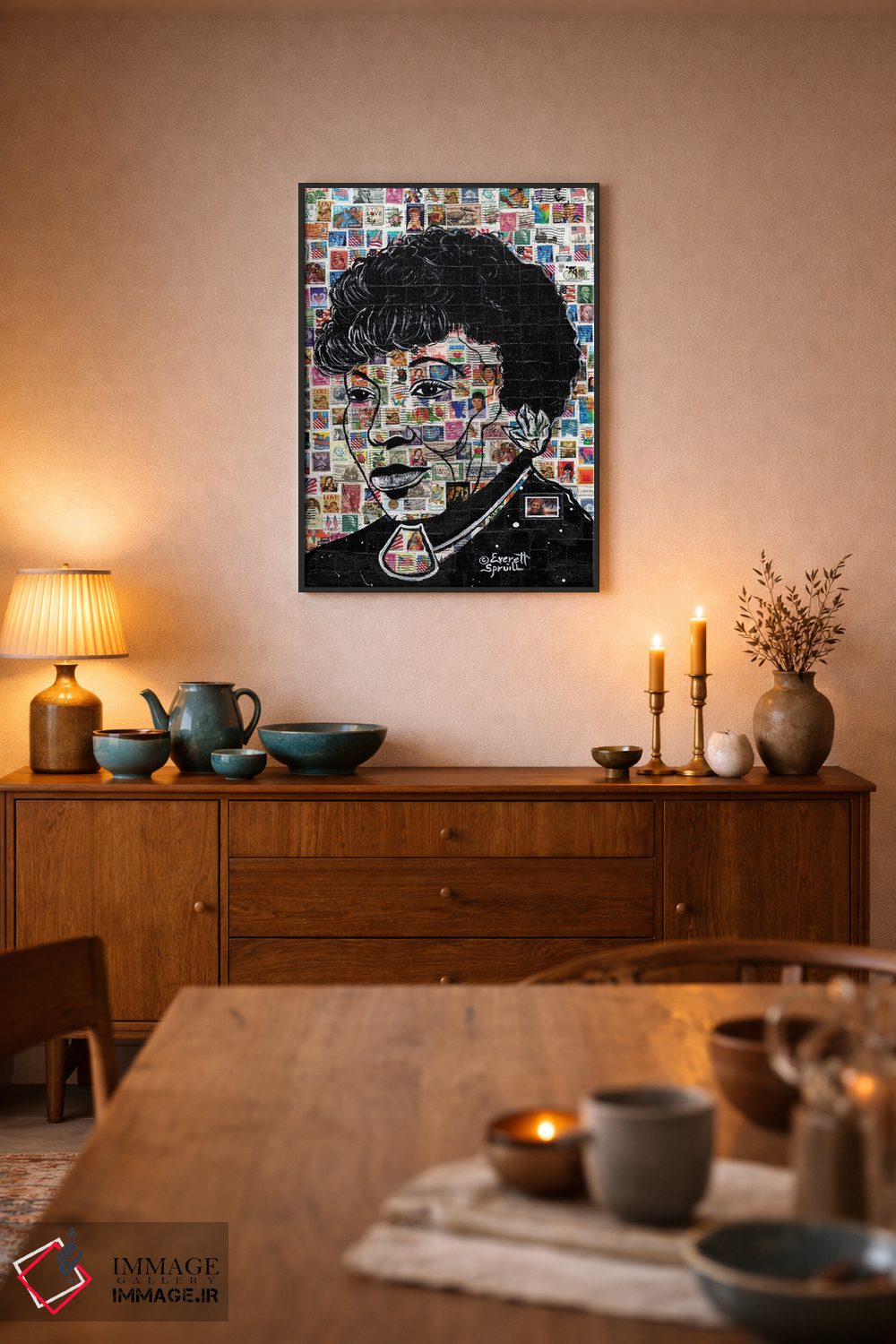 تابلو دکوراتیو زورا نیل هرستون اثر اورت اسپرویل - D6B