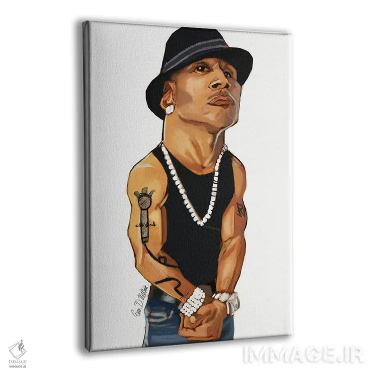 تابلو دکوراتیو ال ال کول جی اثر ایوان ویلیامز - نمای پرسپکتیو محصول