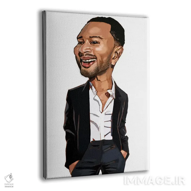 تابلو دکوراتیو جان لجند اثر ایوان ویلیامز - نمای پرسپکتیو محصول