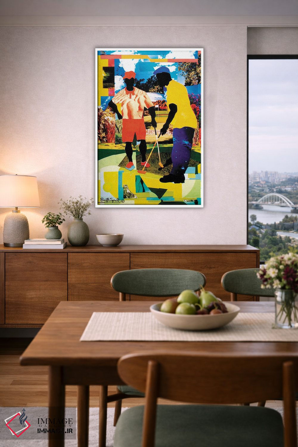 تابلو دکوراتیو پات پرنده اثر اورت اسپرویل - D6W