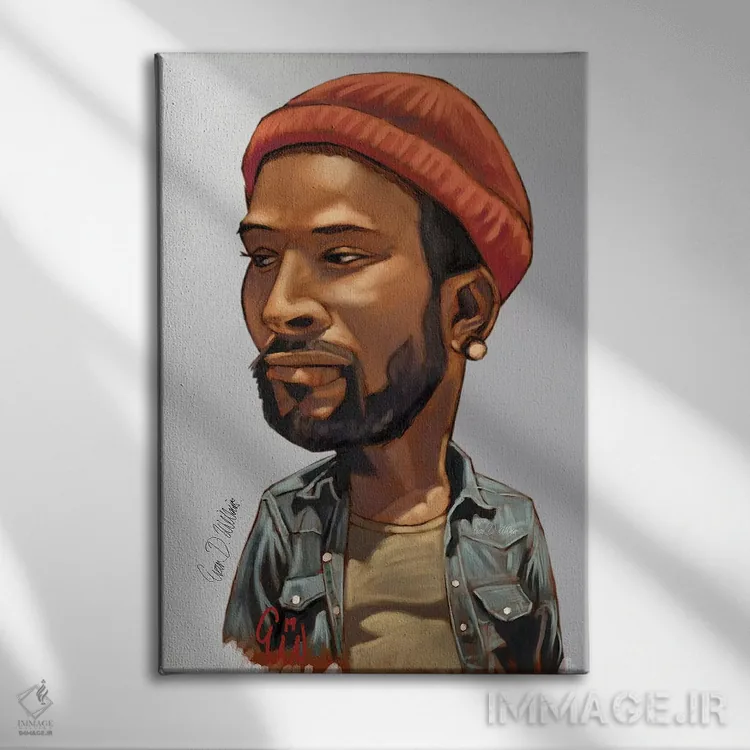 تابلو دکوراتیو ماروین اثر ایوان ویلیامز - نمای روبهرو روی دیوار