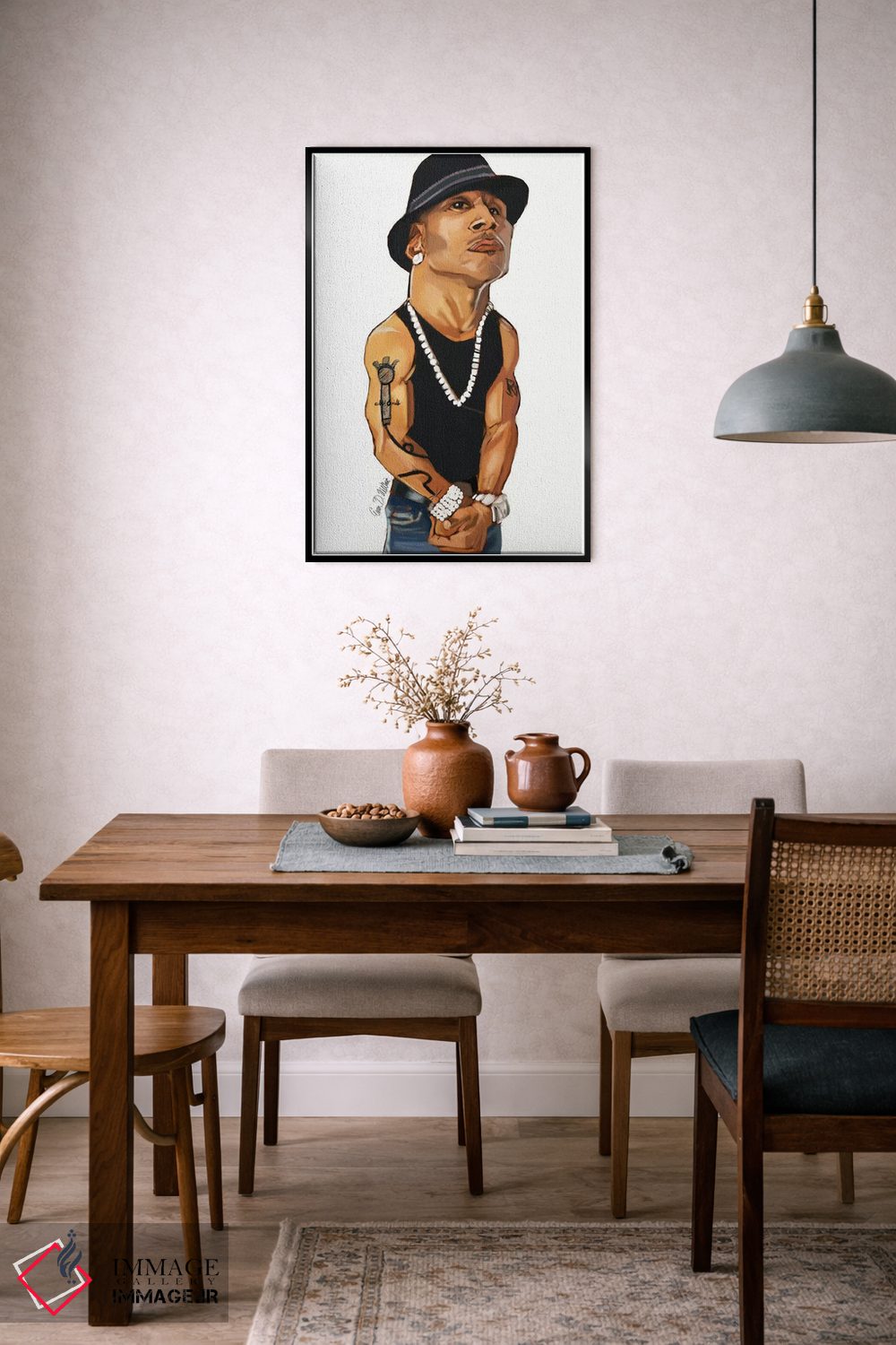 تابلو دکوراتیو ال ال کول جی اثر ایوان ویلیامز - D6B