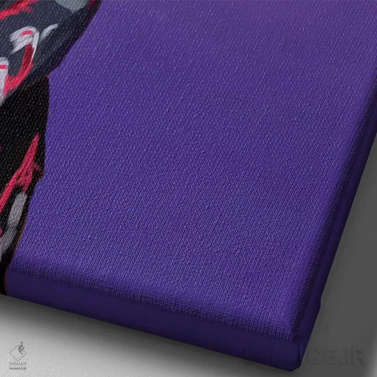 تابلو دکوراتیو میسی ای اثر ایوان ویلیامز - نمای نزدیک بافت بوم