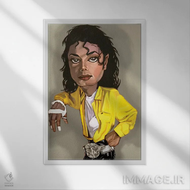 تابلو دکوراتیو ام جی اثر ایوان ویلیامز - نمای قابدار سفید