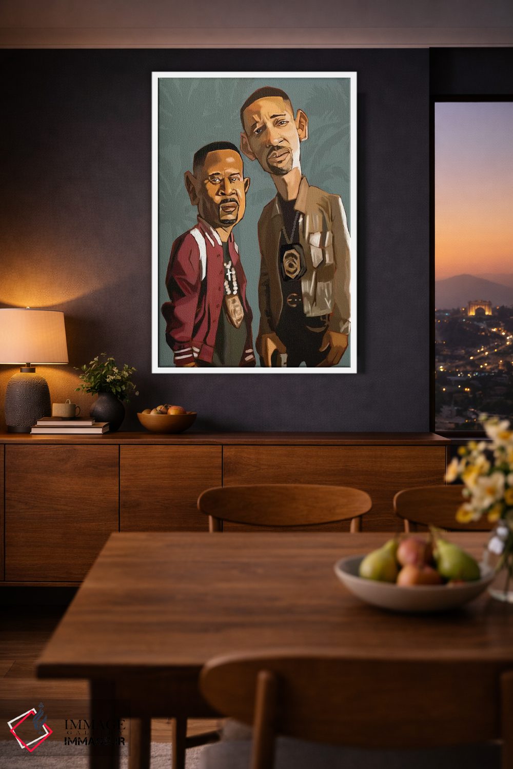 تابلو دکوراتیو بد بویز فور لایف اثر ایوان ویلیامز - D3W