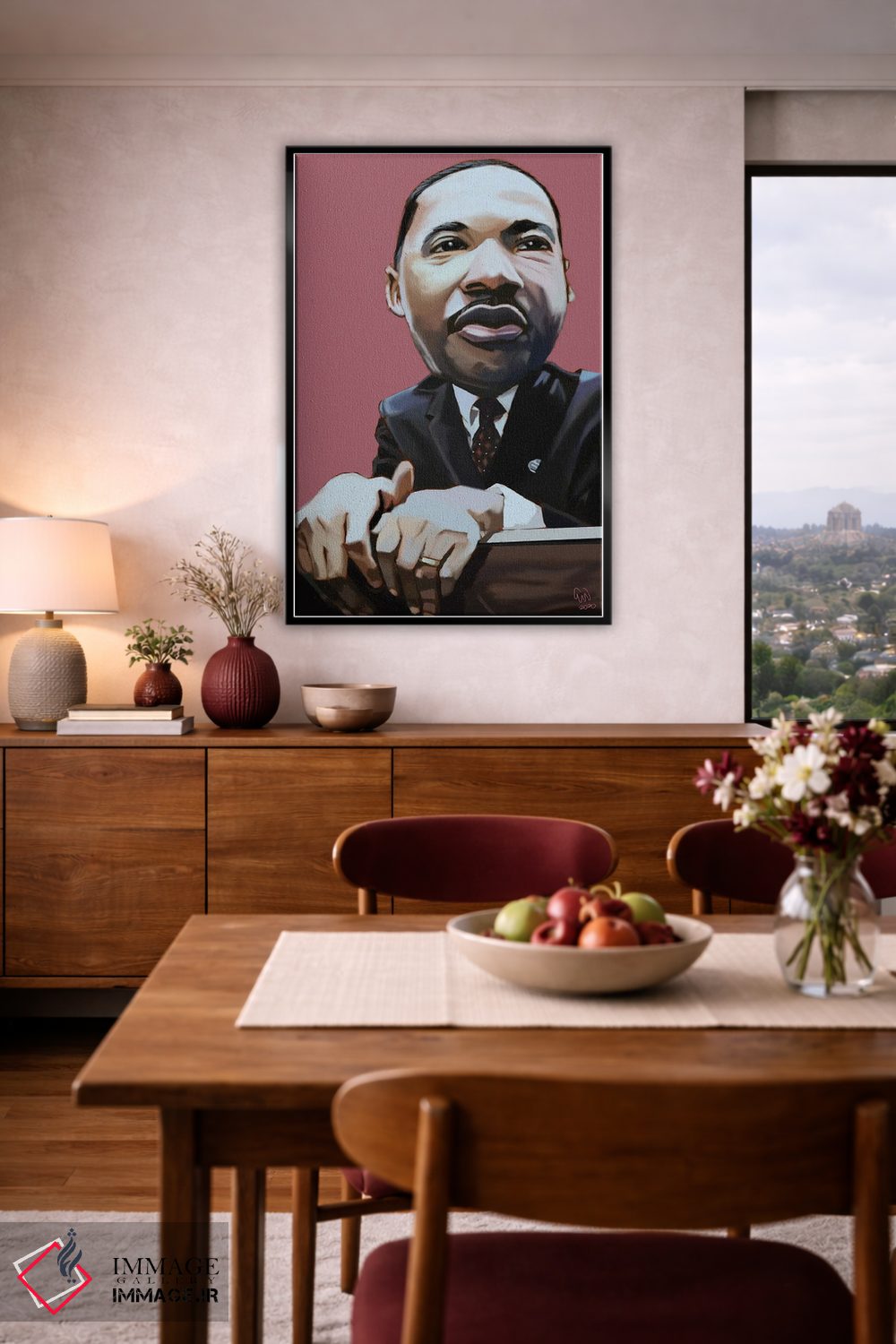 تابلو دکوراتیو ام ال کی اثر ایوان ویلیامز - D4B