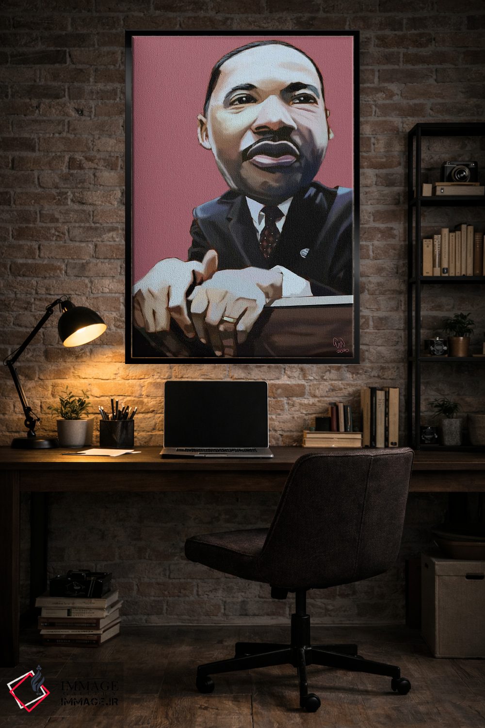 تابلو دکوراتیو ام ال کی اثر ایوان ویلیامز - D3B