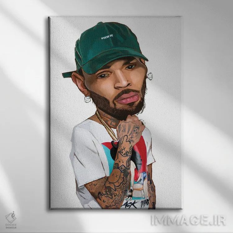 تابلو دکوراتیو کریس اثر ایوان ویلیامز - نمای روبهرو روی دیوار