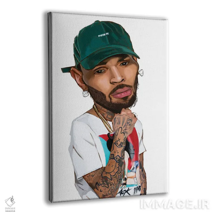 تابلو دکوراتیو کریس اثر ایوان ویلیامز - نمای پرسپکتیو محصول