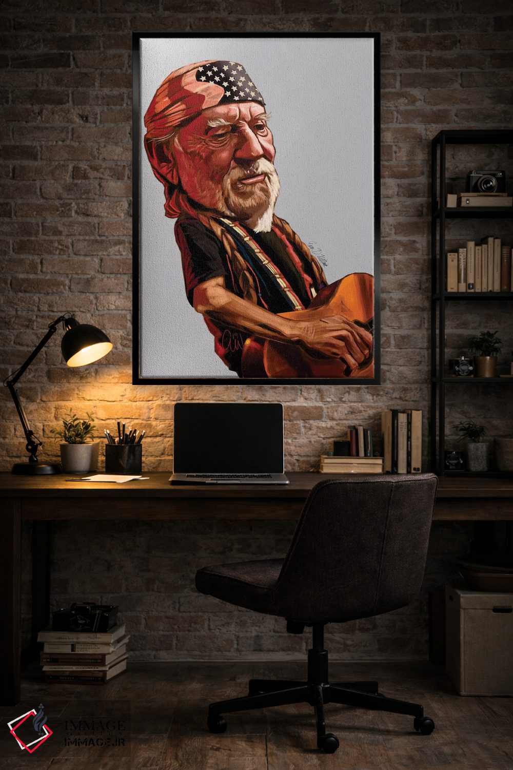 تابلو دکوراتیو ویلی نلسون اثر ایوان ویلیامز - D6B