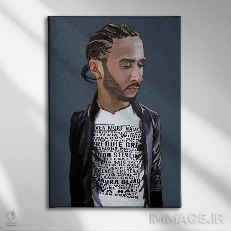 تابلو دکوراتیو کپ اثر ایوان ویلیامز - نمای روبهرو روی دیوار