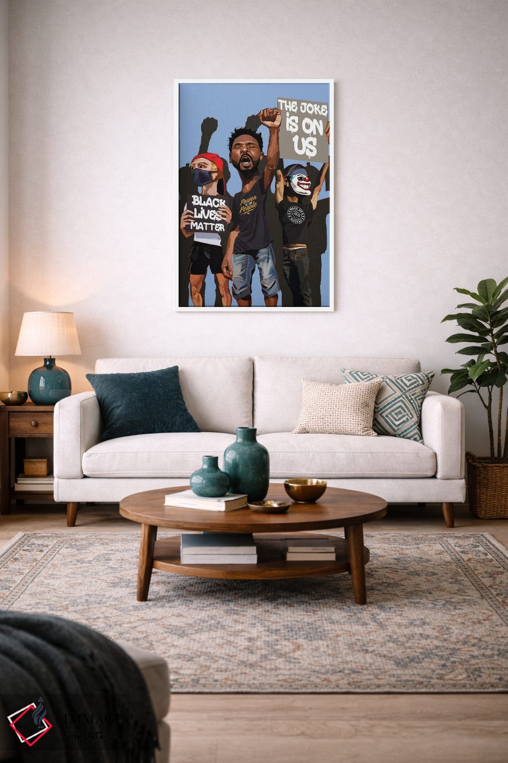 تابلو دکوراتیو ایستادگی اثر ایوان ویلیامز - D3W