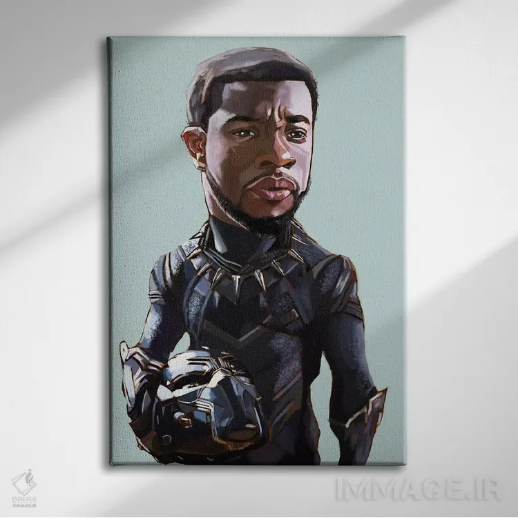 تابلو دکوراتیو چادویک بوزمن اثر ایوان ویلیامز - نمای روبهرو روی دیوار