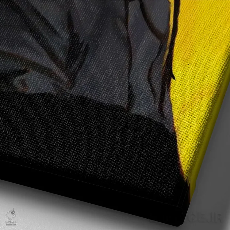 تابلو دکوراتیو واندر اثر ایوان ویلیامز - نمای نزدیک بافت بوم