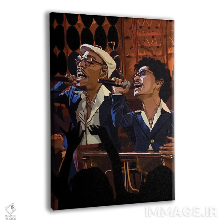 تابلو دکوراتیو سیلک سونیک اثر ایوان ویلیامز - نمای پرسپکتیو محصول