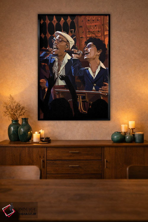 تابلو دکوراتیو سیلک سونیک اثر ایوان ویلیامز - D2B