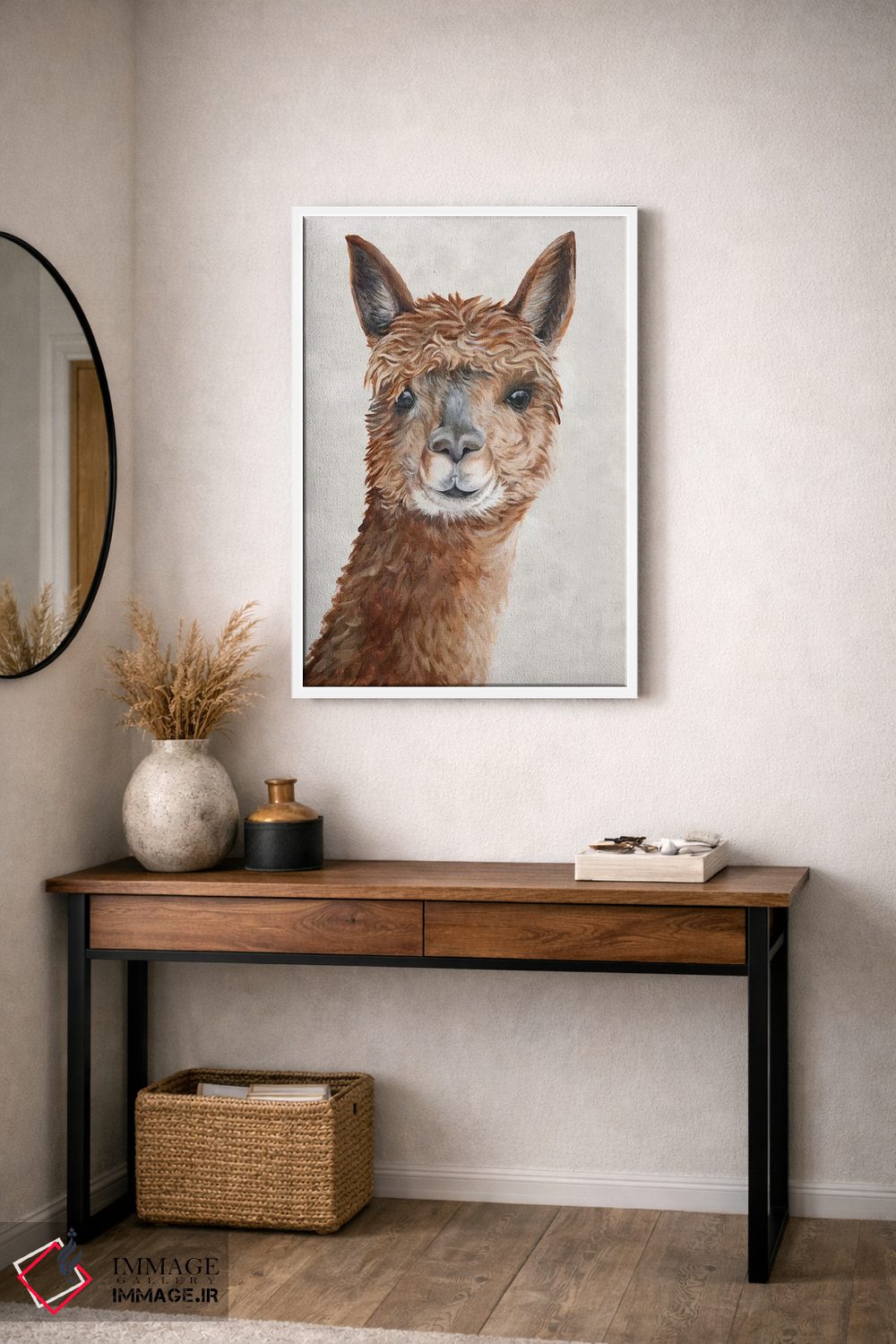 تابلو دکوراتیو آلپاکای سوری II اثر اوا واتس - D3W