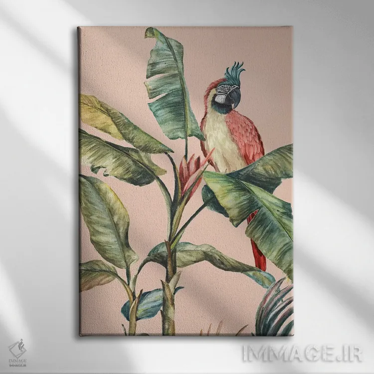 تابلو مدرن تروپیکانو II اثر اوا واتس - نمای روبهرو روی دیوار