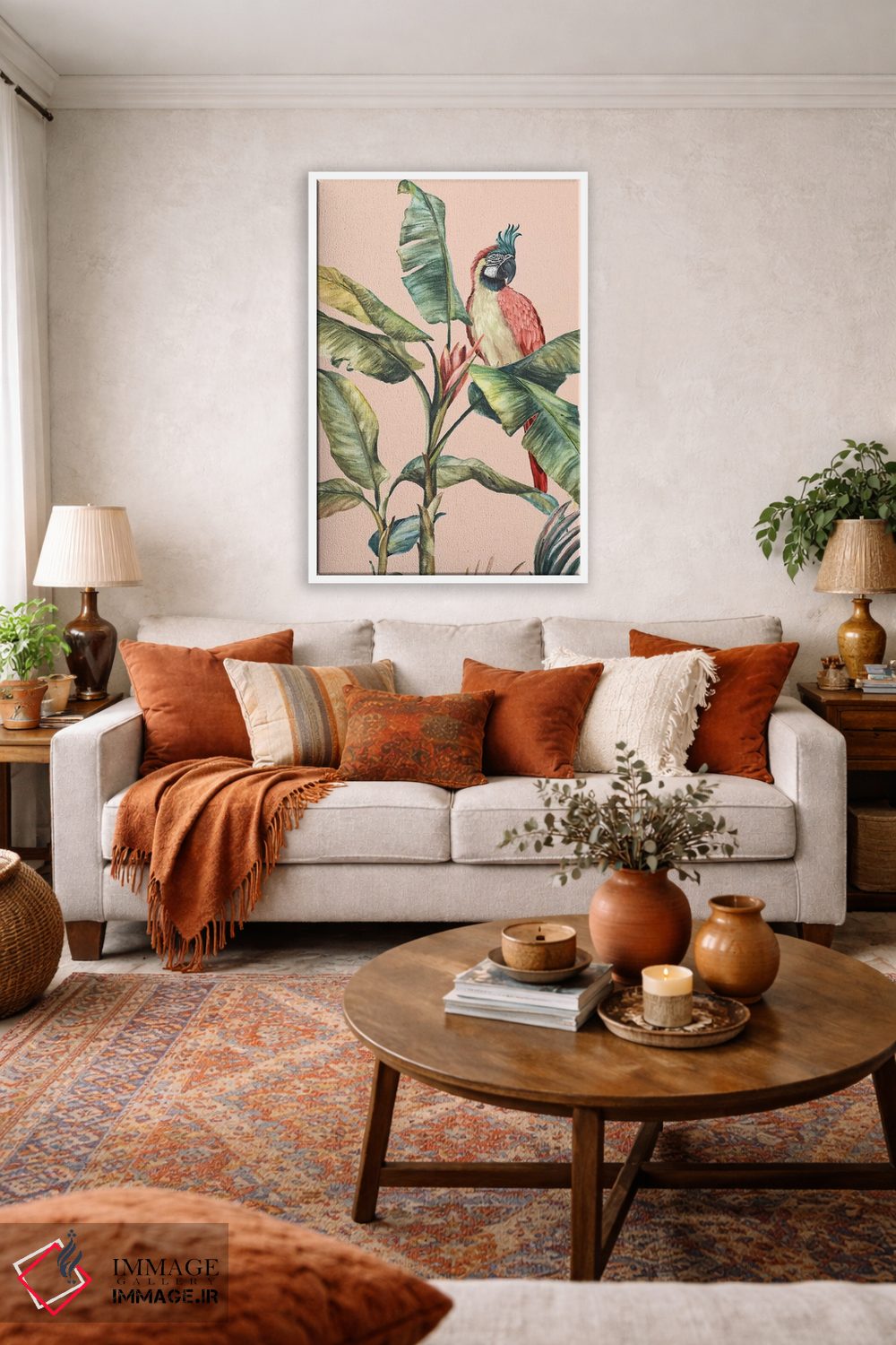 تابلو مدرن تروپیکانو II اثر اوا واتس - D1W