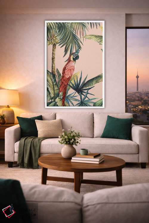 تابلو مدرن تروپیکانو III اثر اوا واتس - D1W