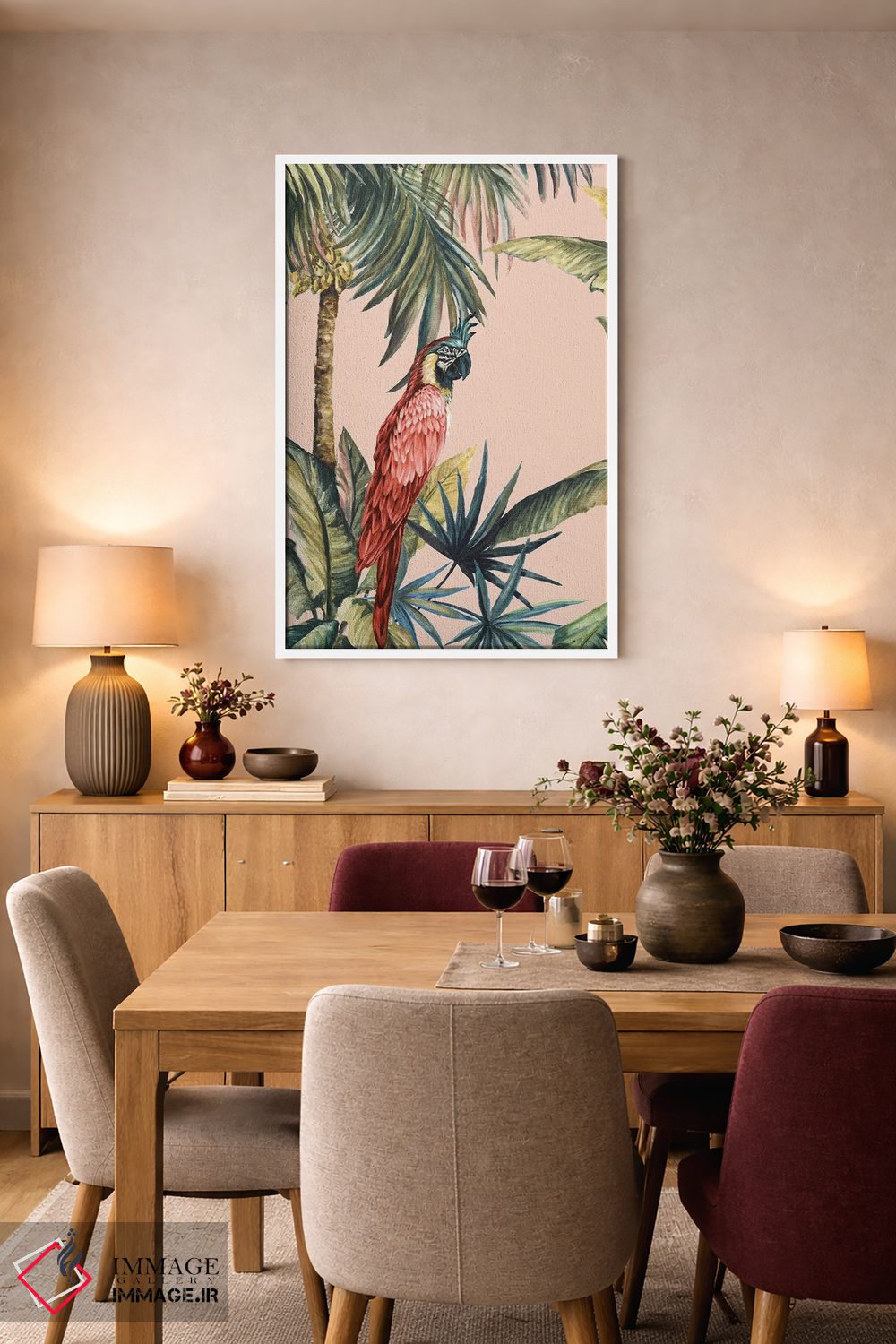 تابلو مدرن تروپیکانو III اثر اوا واتس - D5W