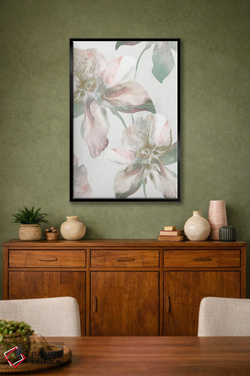 تابلو دکوراتیو رنگ پریدگی ابریشمی I اثر اوا واتس - D2B