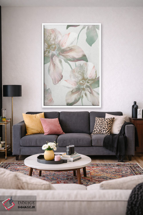 تابلو دکوراتیو رنگ پریدگی ابریشمی I اثر اوا واتس - D1W