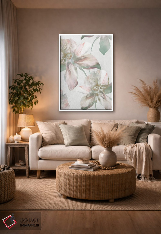 تابلو دکوراتیو رنگ پریدگی ابریشمی I اثر اوا واتس - D4W