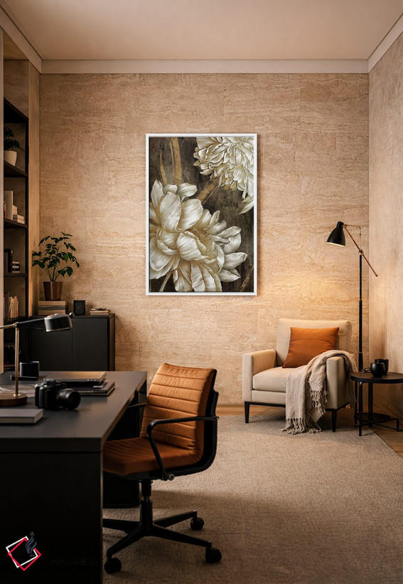تابلو دکوراتیو وقار طلایی I اثر اوا واتس - D6W