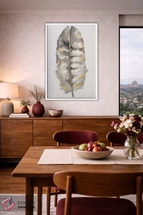 تابلو مینیمال طلای پنهان II اثر اوا واتس - D2W