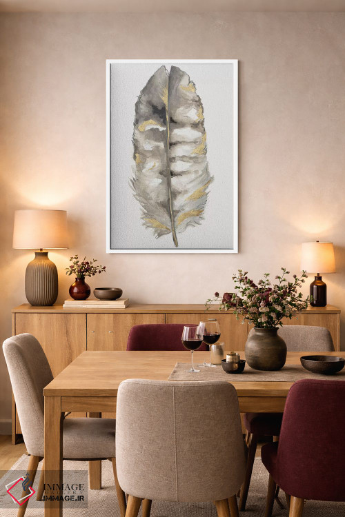 تابلو مینیمال طلای پنهان II اثر اوا واتس - D5W