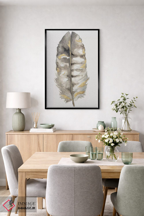 تابلو مینیمال طلای پنهان II اثر اوا واتس - D6B