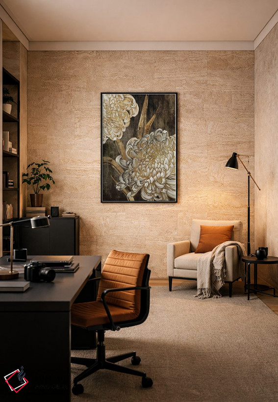 تابلو دکوراتیو وقار طلایی II اثر اوا واتس - D6B