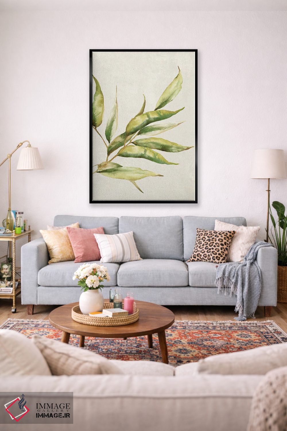 تابلو دکوراتیو شاخه بید ۱ اثر اوا واتس - D1B