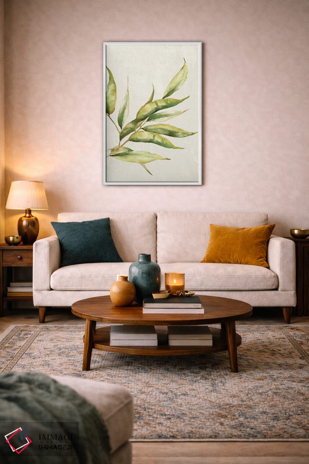 تابلو دکوراتیو شاخه بید ۱ اثر اوا واتس - D3W