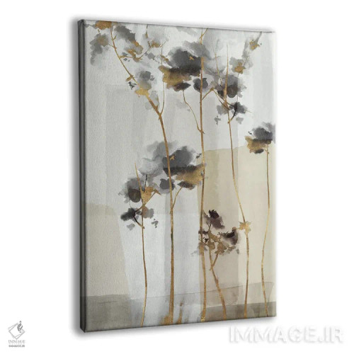 تابلو مینیمال ذن طلایی ۲ اثر اوا واتس - نمای پرسپکتیو محصول