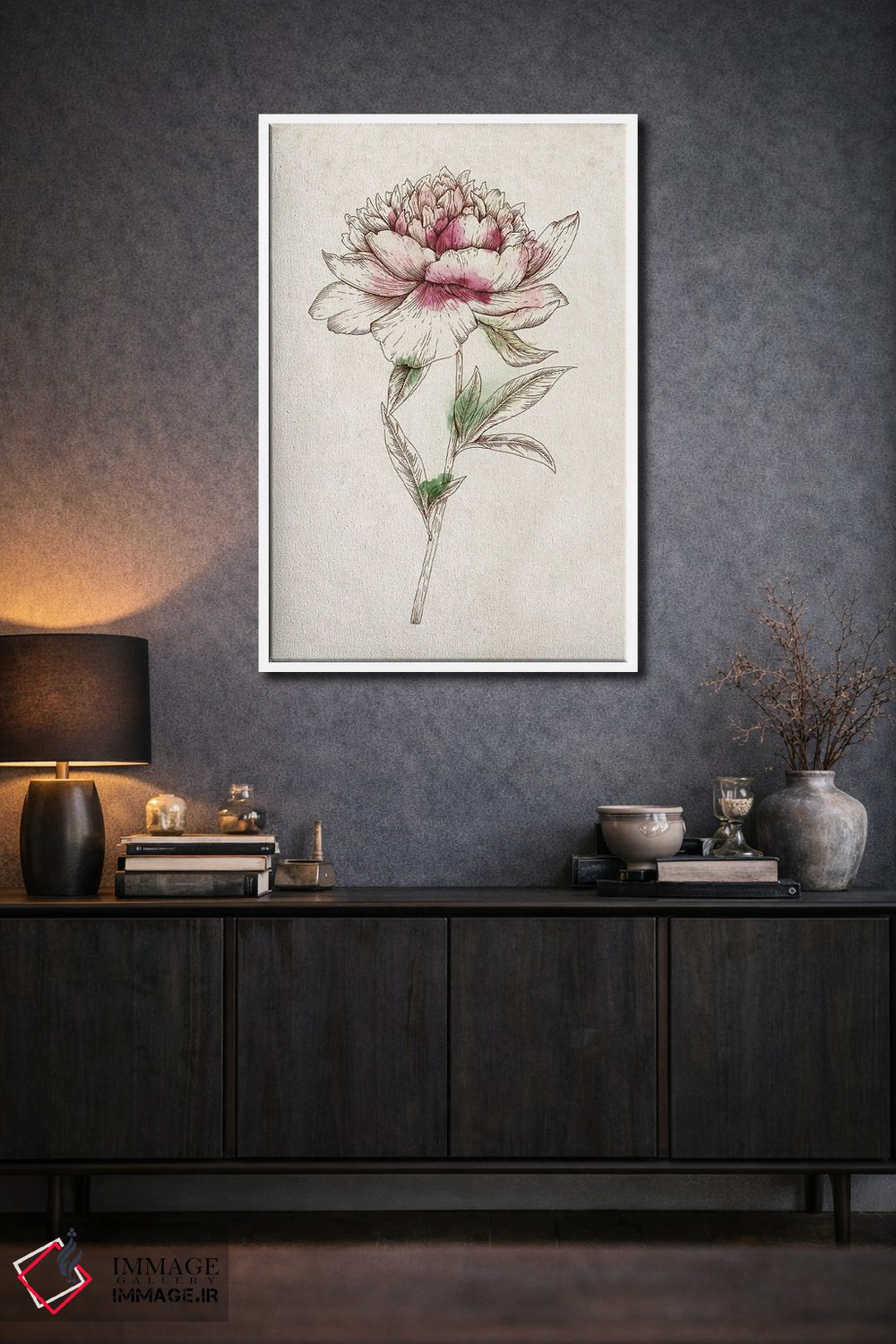 تابلو مینیمال ظرافت ۱ اثر اوا واتس - D1W