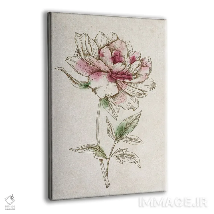 تابلو مینیمال ظرافت ۲ اثر اوا واتس - نمای پرسپکتیو محصول