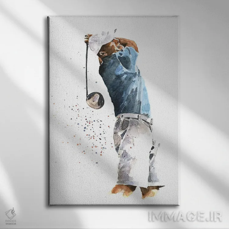 تابلو دکوراتیو امید و دعا اثر ادز واترکالرز - نمای روبهرو روی دیوار