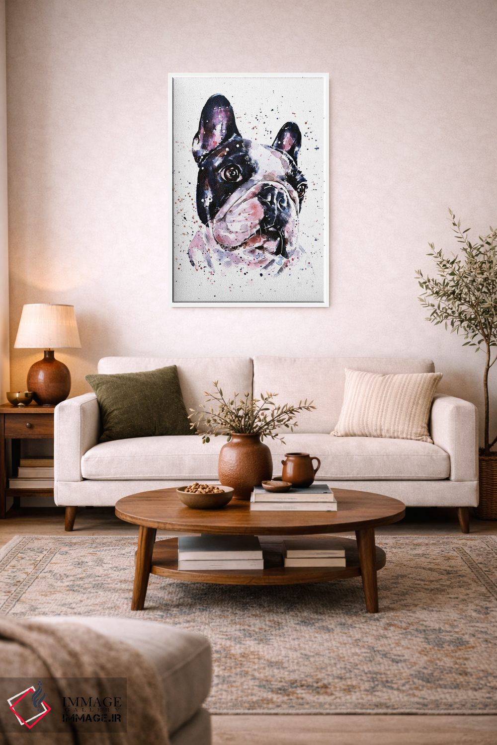 تابلو دکوراتیو یک پنی برای افکارت اثر ادز واترکالرز - D2W