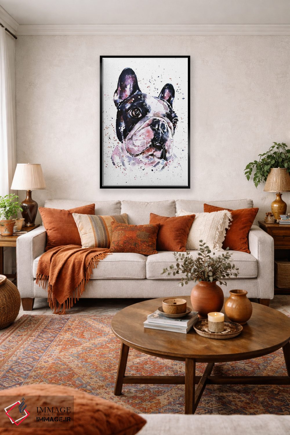 تابلو دکوراتیو یک پنی برای افکارت اثر ادز واترکالرز - D4B