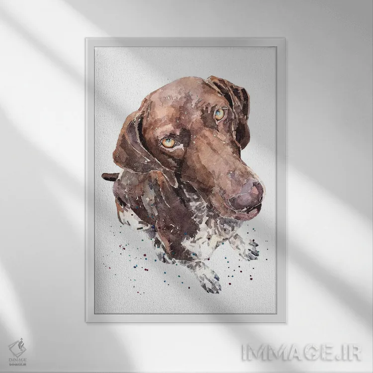 تابلو دکوراتیو جی .اس .پی ۲ اثر ادز واترکالرز - نمای قابدار سفید