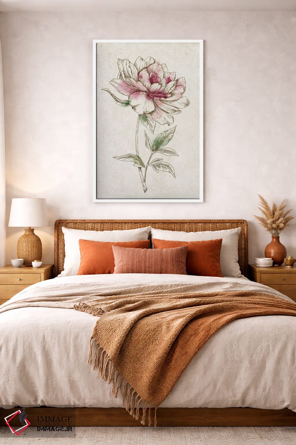 تابلو مینیمال ظرافت ۲ اثر اوا واتس - D3W