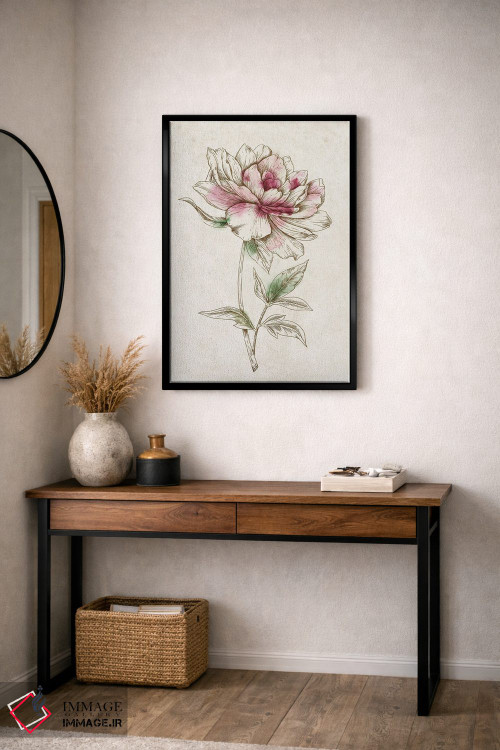 تابلو مینیمال ظرافت ۲ اثر اوا واتس - D5B