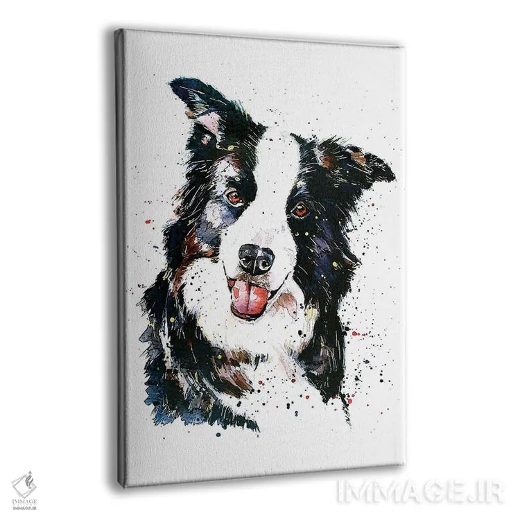 تابلو دکوراتیو تعقیب خوشبختی اثر ادز واترکالرز - نمای پرسپکتیو محصول