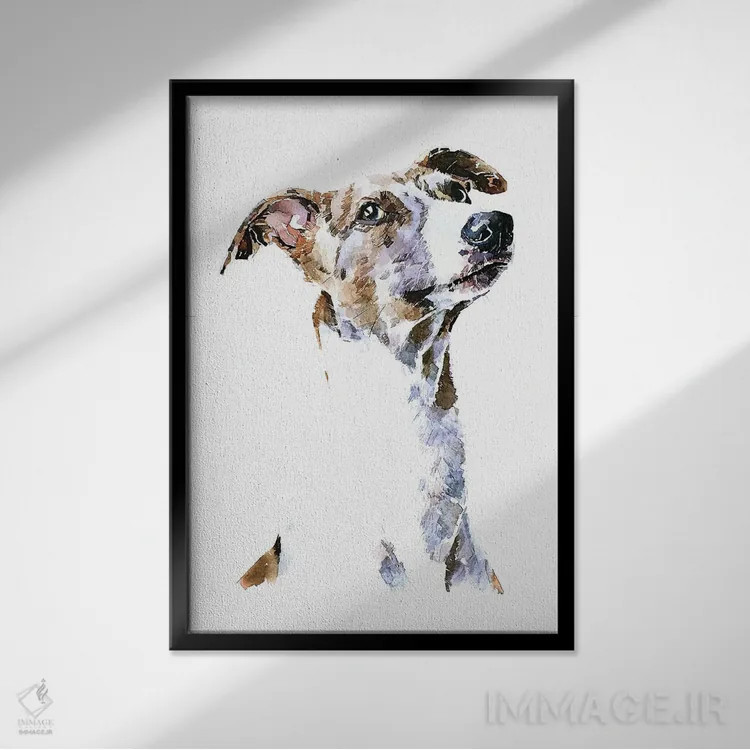 تابلو دکوراتیو ویپت اثر ادز واترکالرز - نمای قابدار مشکی