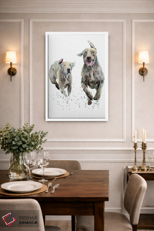 تابلو دکوراتیو وایمارانرهای دونده اثر ادز واترکالرز - D2W