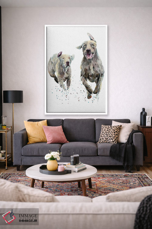 تابلو دکوراتیو وایمارانرهای دونده اثر ادز واترکالرز - D1W