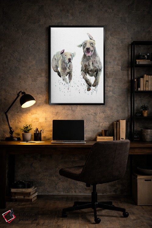 تابلو دکوراتیو وایمارانرهای دونده اثر ادز واترکالرز - D6B