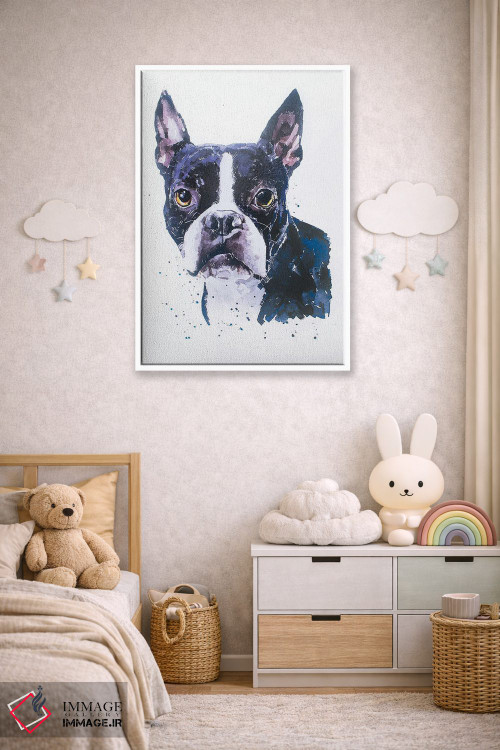 تابلو دکوراتیو بوستون تریر اثر ادز واترکالرز - D3W